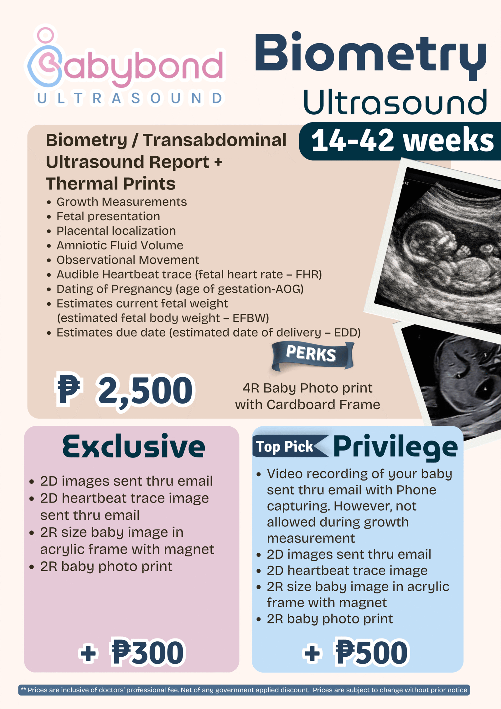 Biometry / Transadbominal